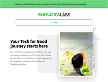 Tablet Screenshot of innovationlabs.org.uk